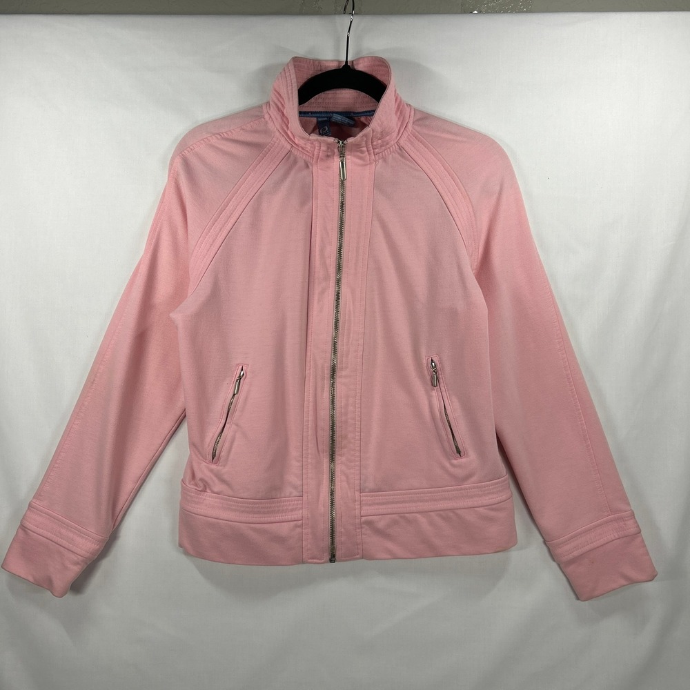 Vintage 2000s FUDA Pink Full-Zip Track Jacket Size M